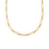 DESIGNER GOLD MIXED LINK 20 INCH CHAIN