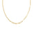 DESIGNER GOLD PAPERCLIP LINK 17 INCH CHAIN