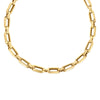 DESIGNER GOLD MIXED LINK NECKLACE