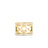 NAVARRA WIDE RING BAND WITH DIAMONDS