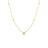 DESIGNER GOLD DIAMOND ALTERNATING BEAD NECKLACE