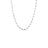 The DIAMONDS BY THE INCH CONTINUOUS STATION NECKLACE by Roberto Coin features small round diamonds in bezel settings spaced along the chain, shown against a plain white background.