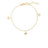 LOVE IN VERONA DANGLING 3 STATION FLOWER BRACELET