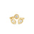 DOLCETTO THREE STONE DIAMOND RING
