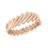 DOMINO SINGLE DIAMOND ACCENT WIDE BANGLE