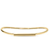DOMINO DIAMOND ACCENT BAR COLLAR NECKLACE