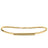 DOMINO DIAMOND ACCENT BAR COLLAR NECKLACE