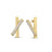 DOMINO DIAMOND CROSSOVER EARRINGS