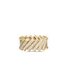 DOMINO PAVE RING
