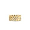 DOMINO DOUBLE DIAMOND ACCENT RING