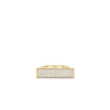 DOMINO PAVE DIAMOND BAR RING