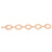 DUCHESSA SATIN LARGE OVAL LINK AND DIAMOND ACCENT BRACELET