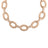 DUCHESSA SATIN OVAL AND DIAMOND ACCENT LINK NECKLACE