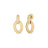 DUCHESSA DIAMOND ACCENT SATIN DOORKNOCKER EARRINGS