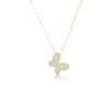 JASMINE PAVE DIAMOND BUTTERFLY NECKLACE