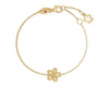 JASMINE DIAMOND AND POLISHED FINISH SMALL FLOWER BRACELET