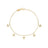 LOVE IN VERONA DANGLING FLOWER STATION BRACELET