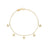 LOVE IN VERONA DANGLING 5 STATION FLOWER BRACELET