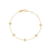 LOVE IN VERONA 5 STATION FLOWER BRACELET