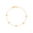 LOVE IN VERONA FIVE STATION FLOWER BRACELET