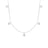 LOVE IN VERONA DANGLING 5 STATION FLOWER NECKLACE