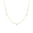 DIAMONDS BY THE INCH 3 STATION FLOWER NECKLACE