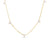 DIAMONDS BY THE INCH 5 STATION FLOWER NECKLACE