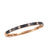 LOVE IN VERONA BLACK AND WHITE DIAMOND BANGLE
