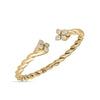 LOVE IN VERONA DIAMOND TWIST BANGLE