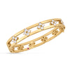 LOVE IN VERONA DIAMOND OPEN FRAME BANGLE