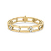 LOVE IN VERONA OPEN FRAME DIAMOND COLLAR BRACELET