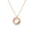 LOVE IN VERONA RAINBOW MEDALLION NECKLACE