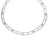 LOVE IN VERONA OPEN FRAME PAVE DIAMOND COLLAR NECKLACE