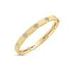 LOVE IN VERONA MEDIUM WIDTH DIAMOND ACCENT AND SATIN FINISH BANGLE