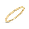 LOVE IN VERONA NARROW WIDTH DIAMOND ACCENT AND SATIN FINISH BANGLE