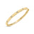 LOVE IN VERONA NARROW WIDTH DIAMOND ACCENT AND SATIN FINISH BANGLE