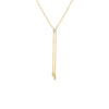 LOVE IN VERONA DIAMOND FLOWER LARIAT NECKLACE