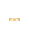LOVE IN VERONA ETCHED FLOWERS NARROW RING