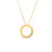 LOVE IN VERONA CIRCLE OF LIFE DIAMOND FLOWER NECKLACE