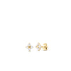 LOVE IN VERONA SMALL FLOWER DIAMOND STUD EARRINGS