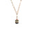 ART DECO MOSAIC BLACK JADE, DIAMOND, MALACHITE, AND RED AGATE SPHERE NECKLACE