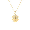 ART DECO MOSAIC DIAMOND SPHERE LONG NECKLACE