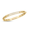 NAVARRA PAVE DIAMOND EXTENDED LINK BANGLE