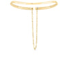 NAVARRA PAVE LOCK COLLAR WITH CHAIN NECKLACE