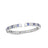 OBELISCO PAVE DIAMOND AND BLUE SAPPHIRE BANGLE