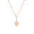 OBELISCO LARGE DIAMOND MEDALLION NECKLACE