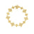 PALAZZO DUCALE CARNIVAL DIAMOND AND POLISHED FINISH FLOWER BRACELET