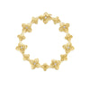 PALAZZO DUCALE CARNIVAL DIAMOND AND SATIN FINISH FLOWER BRACELET