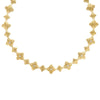 PALAZZO DUCALE CARNIVAL DIAMOND AND SATIN FINISH FLOWER COLLAR NECKLACE