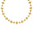 PALAZZO DUCALE CARNIVAL DIAMOND AND SATIN FINISH FLOWER COLLAR NECKLACE